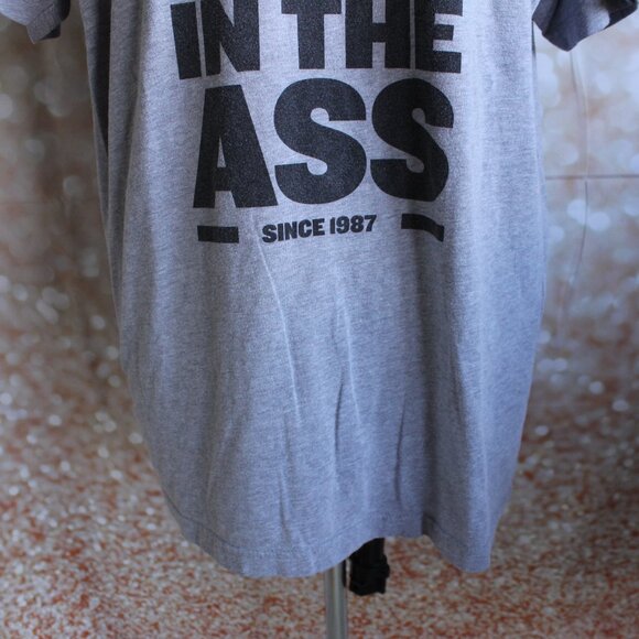 Traeger Men's L Gray Kickin Gas In The Ass Short Sleeve T-Shirt (Retired) - Picture 4 of 8